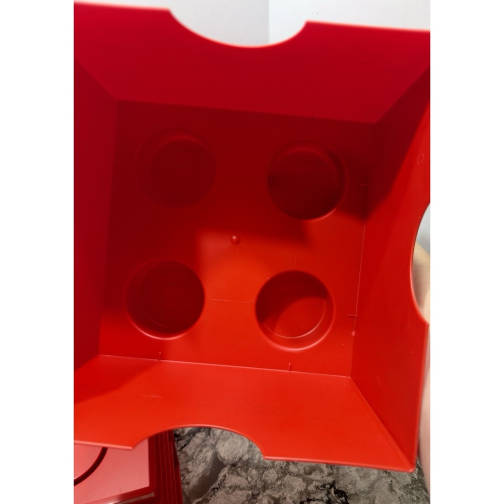 LEGO Stackable Storage Brick Red - Picture 8 of 9